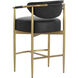 Heloise 36 inch Bravo Black Counter Stool in Cantina Black